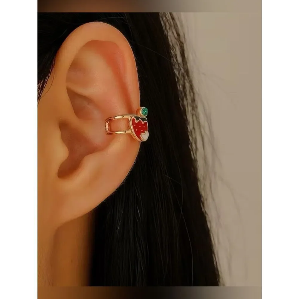 Strawberry Ear Cuff #2463